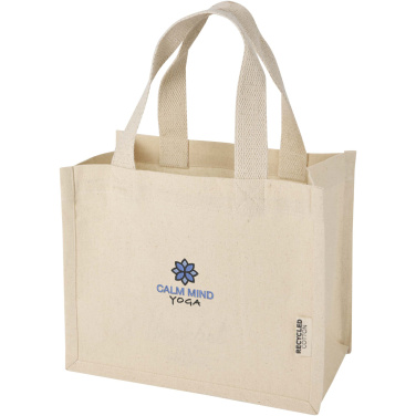 Logotrade promotional merchandise picture of: Odessa 220 g/m² GRS recycled cotton mini gusset tote bag 9L