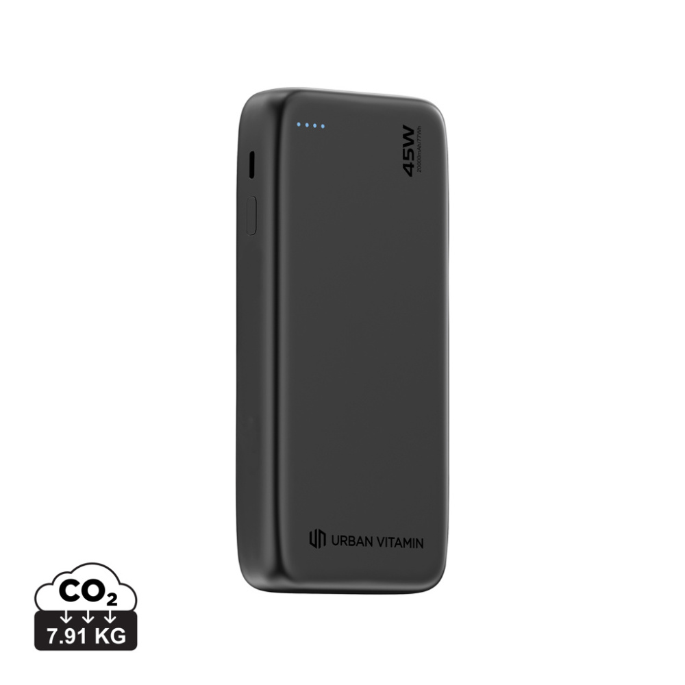 Logo trade business gifts image of: Urban Vitamin San Mateo 45W 20.000 mAh Powerbank