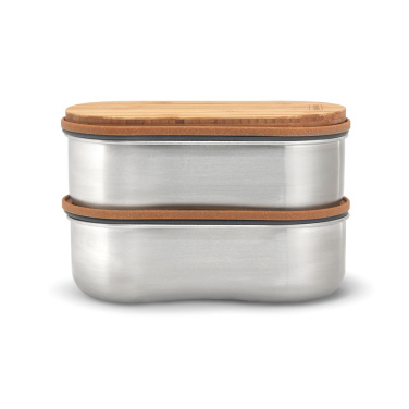 Logotrade promotional item picture of: Black+Blum Stainless Steel Double Bento Box