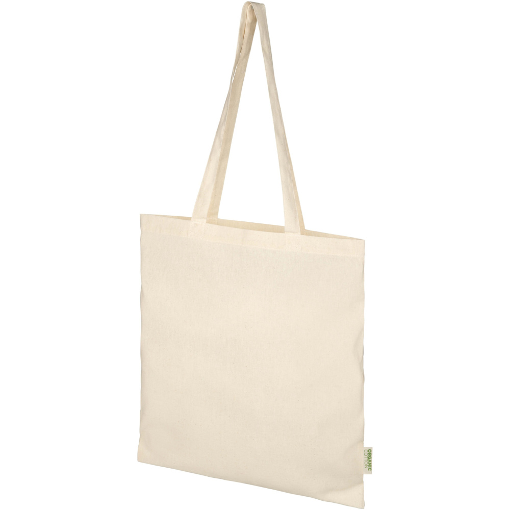 Logo trade corporate gifts picture of: Odisha 100 g/m² OCS organic tote bag 7L