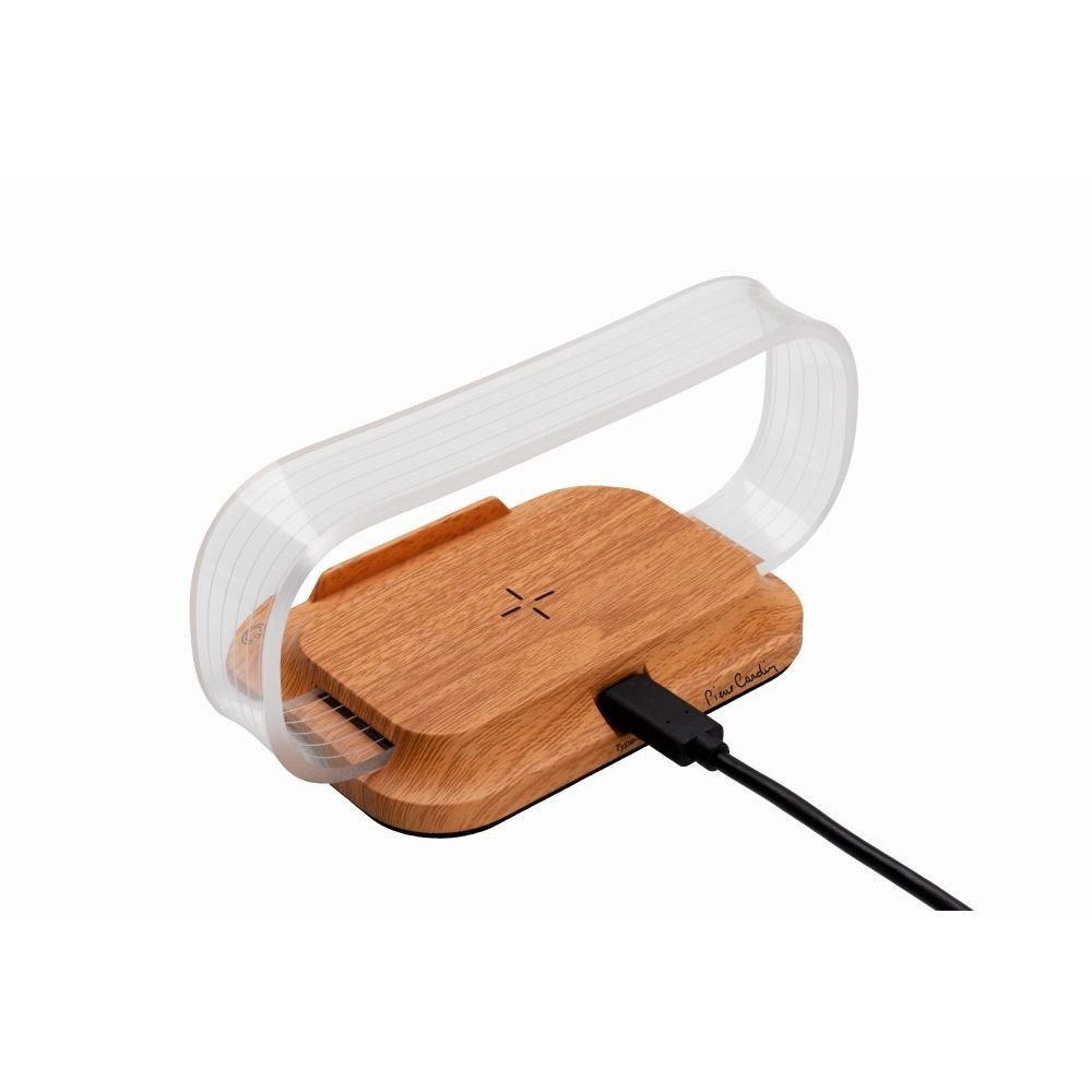 Logo trade promotional gift photo of: Phone stand with wireless charger JEROME Pierre Cardin