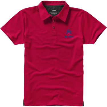 Logo trade promotional gifts image of: Markham short sleeve men's stretch polo