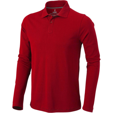 Logo trade promotional gifts picture of: Oakville long sleeve men's polo