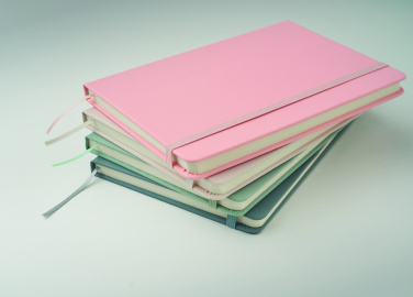 Logo trade promotional gift photo of: A5 notebook 96 plain sheets