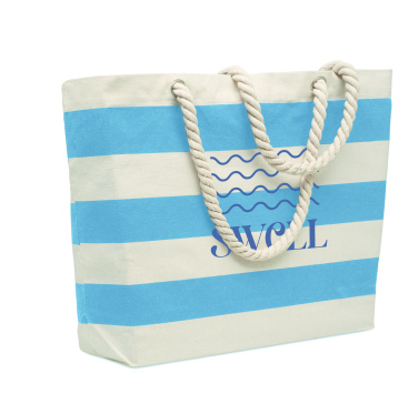 Logo trade promotional merchandise picture of: Cotton beach bag 220 gr/m²