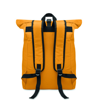 Logo trade promotional item photo of: 600Dpolyester rolltop backpack