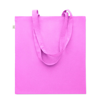 Logo trade promotional items image of: Recycled cotton shopping bag