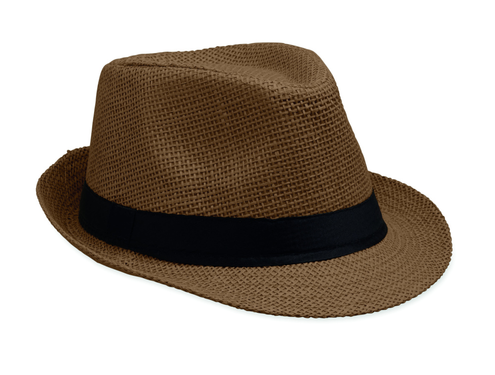 Logo trade promotional products picture of: Paper straw hat
