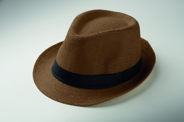 Logo trade promotional items picture of: Paper straw hat