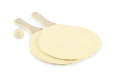 Logo trade business gift photo of: Beach racket set