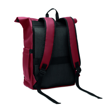 Logo trade promotional items image of: Rolltop laptop rucksack 600D