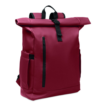 Logo trade promotional product photo of: Rolltop laptop rucksack 600D
