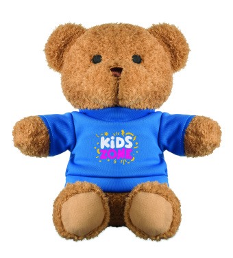 Logo trade promotional item photo of: Teddy bear with t-shirt 23 cm