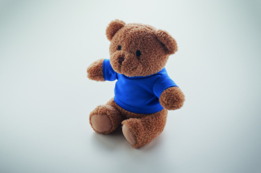 Logo trade business gift photo of: Teddy bear with t-shirt 23 cm