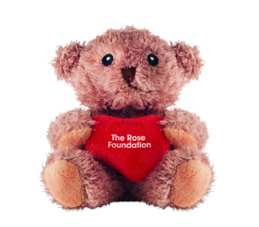 Logotrade promotional gift image of: Teddy bear plush with heart
