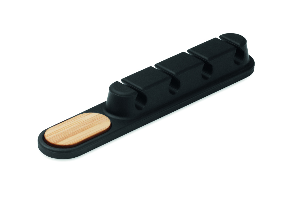 Logo trade promotional merchandise photo of: Silicone cable organiser