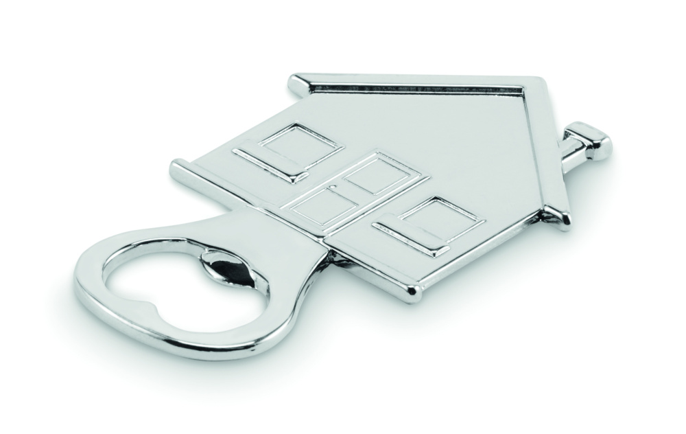 Logotrade promotional gift picture of: House shape bottle opener