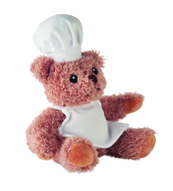 Logo trade advertising products picture of: Teddy bear plush chef