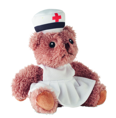 Logo trade promotional merchandise image of: Teddy bear plush nurse