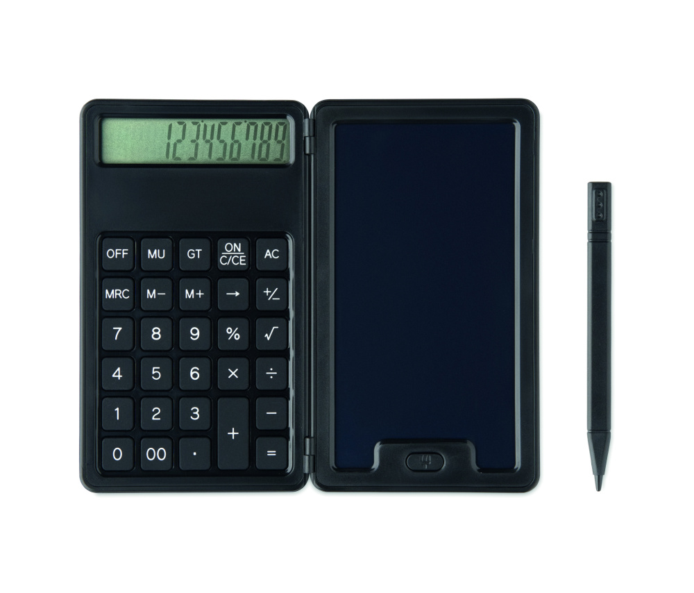 Logotrade promotional giveaway image of: Calculator with LCD tablet