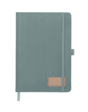 Logo trade promotional merchandise picture of: A5 notebook hard RPET cover