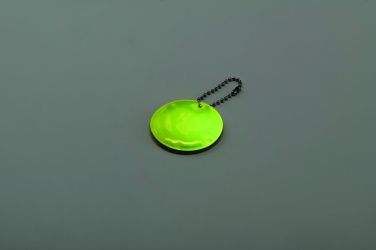 Logo trade promotional merchandise image of: Round reflective keyring