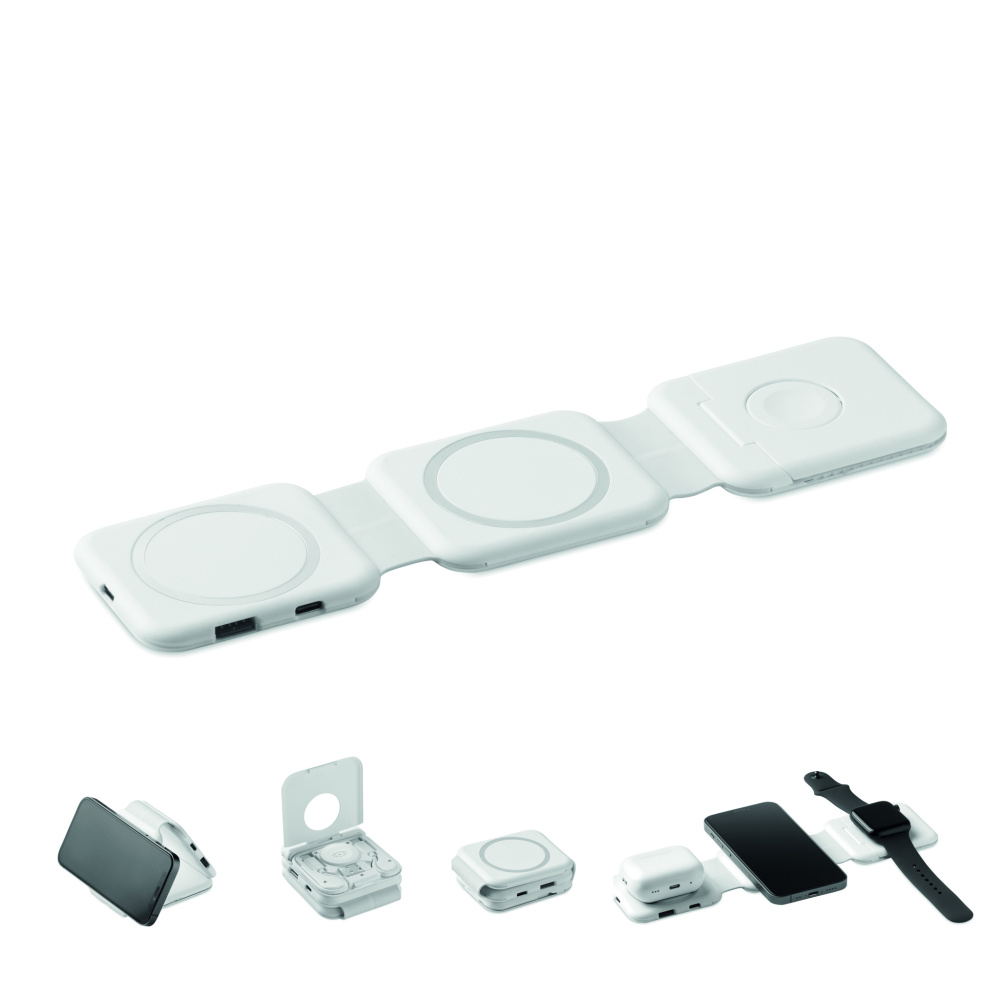 Logo trade promotional gifts image of: Foldable charging station
