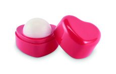 Heart shape vegan lip balm