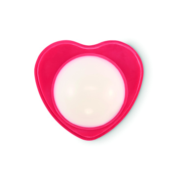 Logotrade promotional product image of: Heart shape vegan lip balm