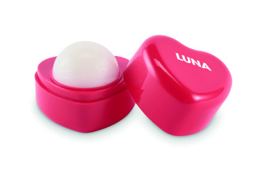 Logotrade promotional giveaways photo of: Heart shape vegan lip balm
