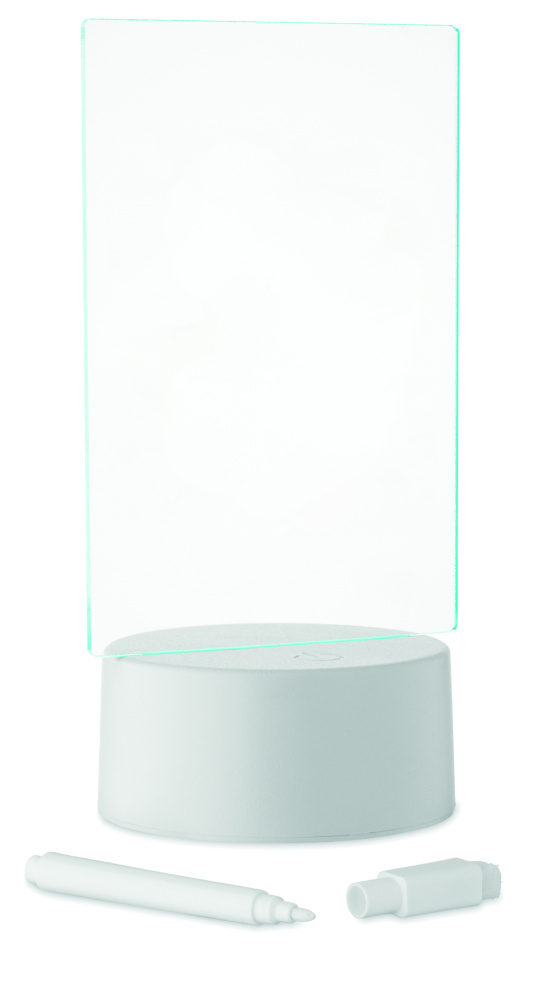 Logotrade corporate gift image of: Light-up LED memo board