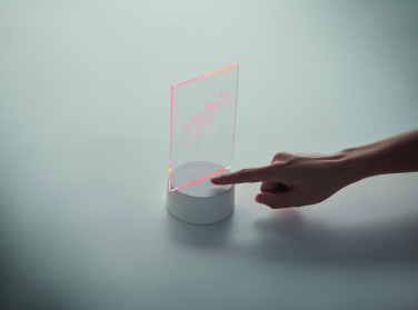 Logo trade promotional item photo of: Light-up LED memo board