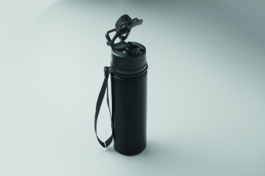 Logo trade promotional merchandise picture of: Foldable silicone sports bottle