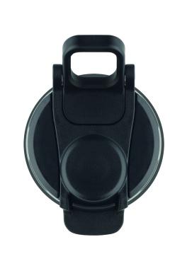 Logo trade business gift photo of: Foldable silicone sports bottle