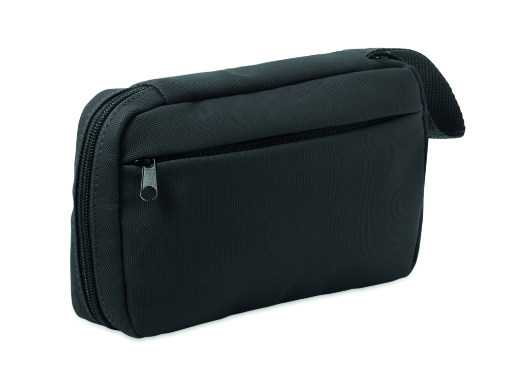 Logo trade corporate gifts picture of: Toiletry bag 600D RPET