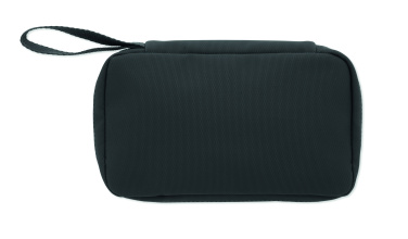 Logo trade promotional merchandise image of: Toiletry bag 600D RPET