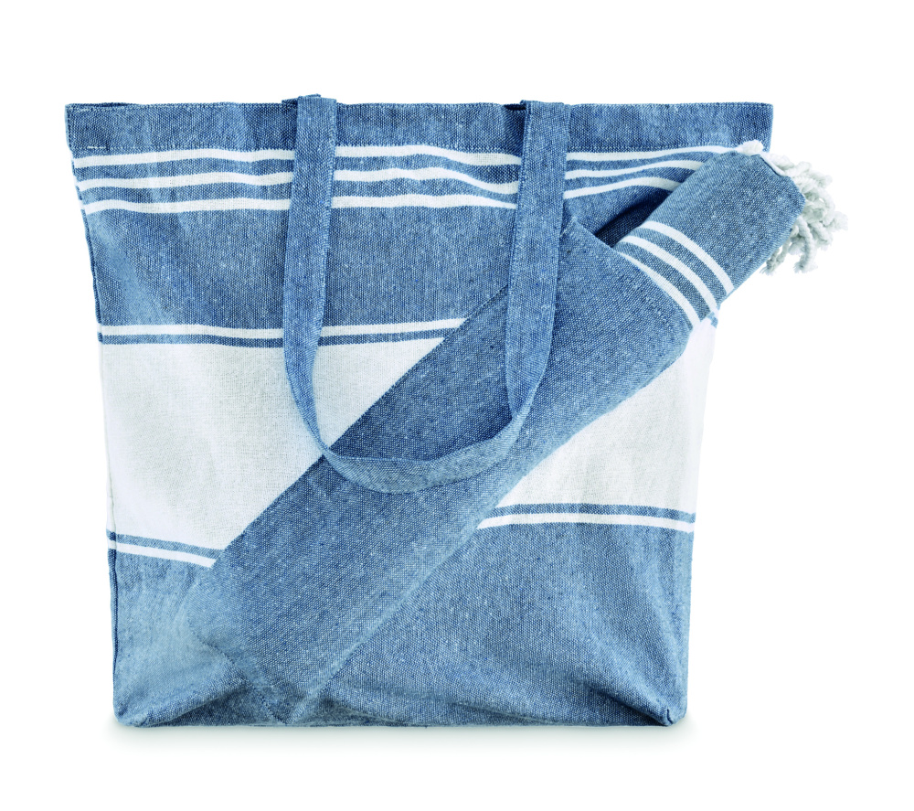 Logotrade promotional items photo of: Beach bag with hammam towel