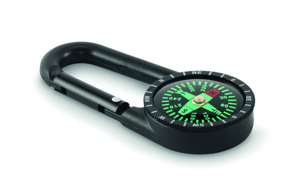 Logotrade promotional merchandise picture of: Outdoor compass with carabiner