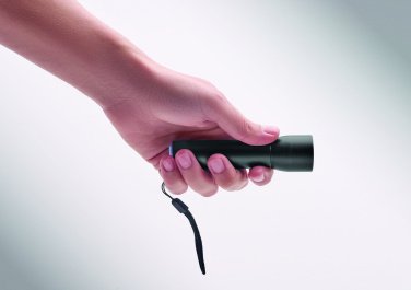 Logo trade promotional giveaways picture of: Aluminium rechargeable torch