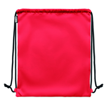 Logotrade promotional giveaways photo of: Large drawstring bag 300D RPET
