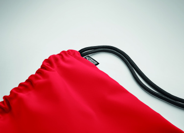 Logotrade promotional merchandise picture of: Large drawstring bag 300D RPET
