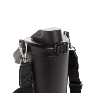 Logotrade promotional merchandise picture of: Avira Ayala RCS re-steel duosip lockable crossbody tumbler