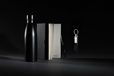 Logo trade corporate gifts picture of: Swiss Peak RCS deluxe business gift set w/ water bottle
