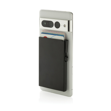 Logo trade promotional gifts picture of: Standard aluminium RFID magnetic phone cardholder