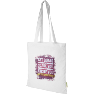Logotrade advertising product image of: Odisha 140 g/m² OCS organic tote bag 7L