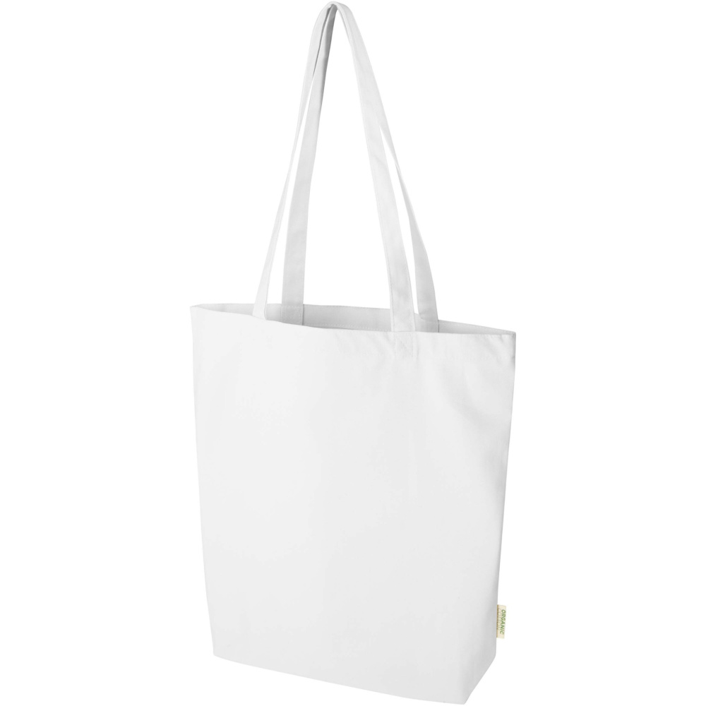 Logo trade promotional merchandise photo of: Odisha 270 g/m² OCS organic tote bag 10L