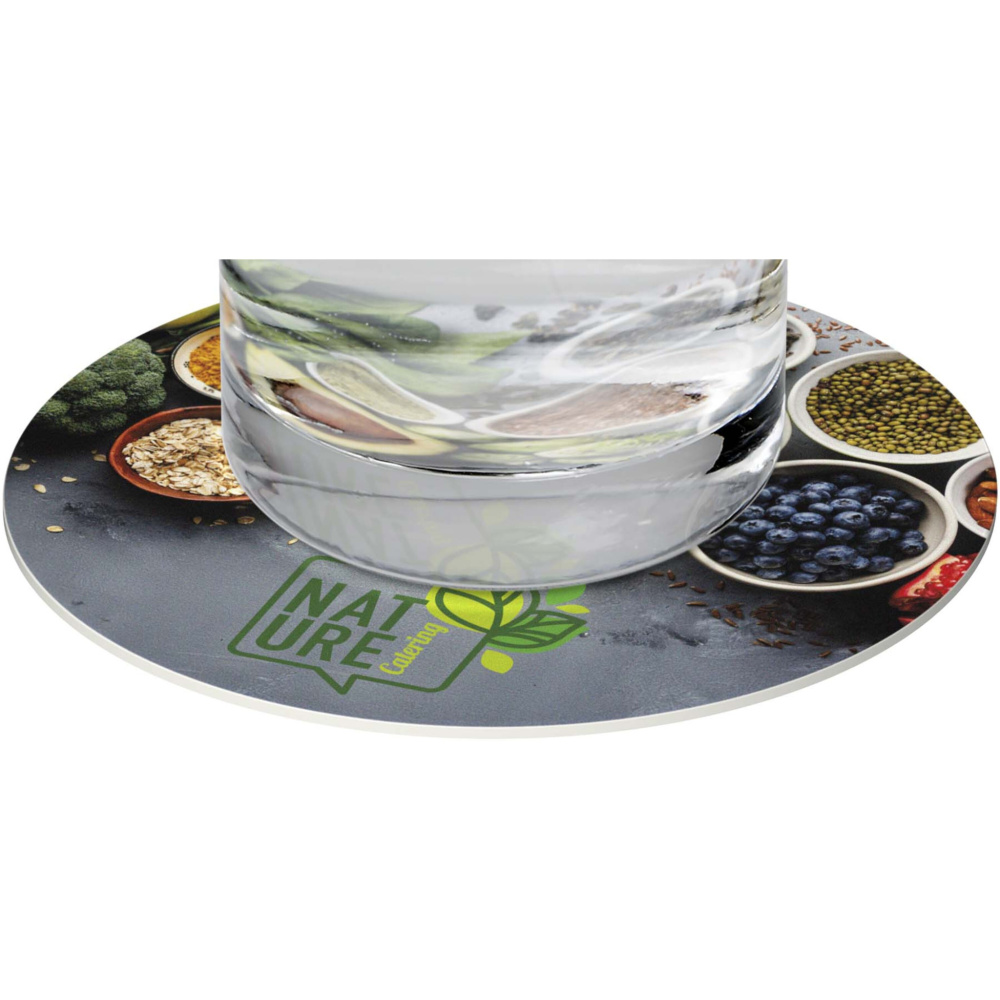 Logotrade promotional item picture of: Lumin round coaster