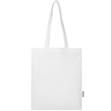 Logo trade corporate gifts picture of: Peru Blend 180 g/m² GRS recycled cotton tote bag 7L