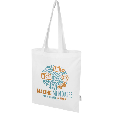 Logotrade promotional product picture of: Peru Blend 180 g/m² GRS recycled cotton tote bag 7L