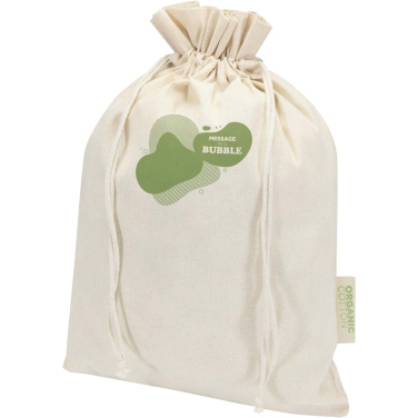 Logo trade promotional gifts image of: Odisha 140 g/m² OCS organic gift bag - 42 x 30 cm